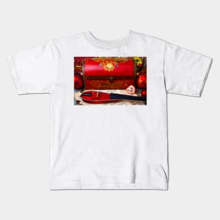 Pocket Violin And Red Chest Kids T-Shirt